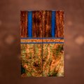 Bolivian Rosewood and Wild Cherry Burl Combination Knife Scales - Segmented - s-208