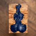 Maple BURL and resin Knife Scales - Book Matched - Stabilized - burl-42