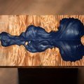 Maple BURL and resin Knife Scales - Book Matched - Stabilized - burl-42