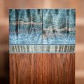 Curly Maple and Walnut Combination Knife Scales - s-321