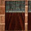 TWO PACK - Curly Maple and Bolivian Rosewood Combination Knife Scales - s-327