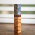 Maple Burl, Red Palm, and Curly Maple Pen Turning Blank - pen-43