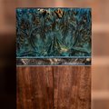 Maple Burl, Buckeye Burl, and Walnut Combination Knife Scales - s-328