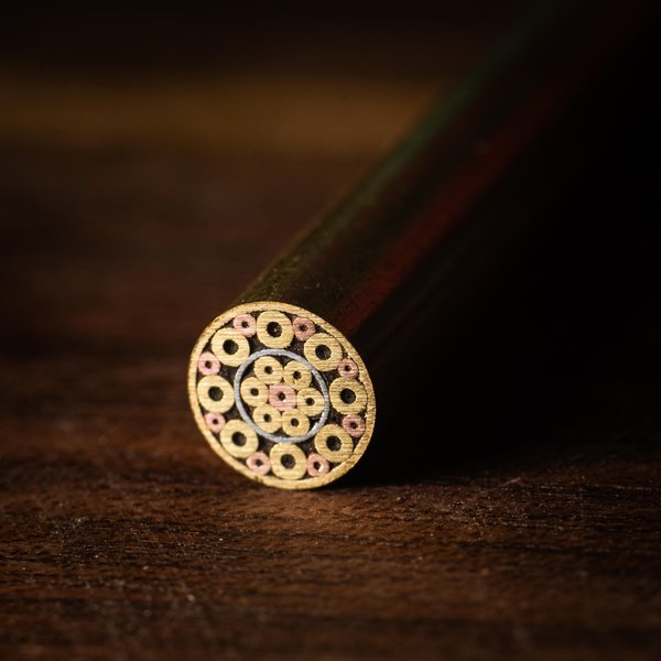 Mosaic Knife Pins - Knife Handle - Brass - 1/4” - 6mm - pin-19