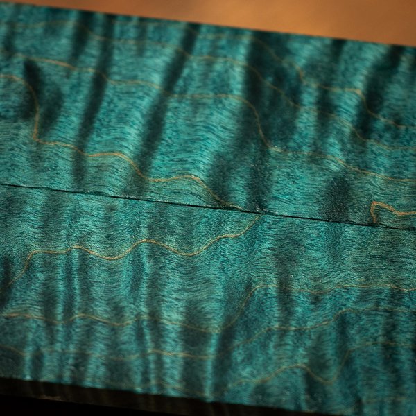 Curly Maple Knife Scales - Super Curly - Chatoyancy - map-5
