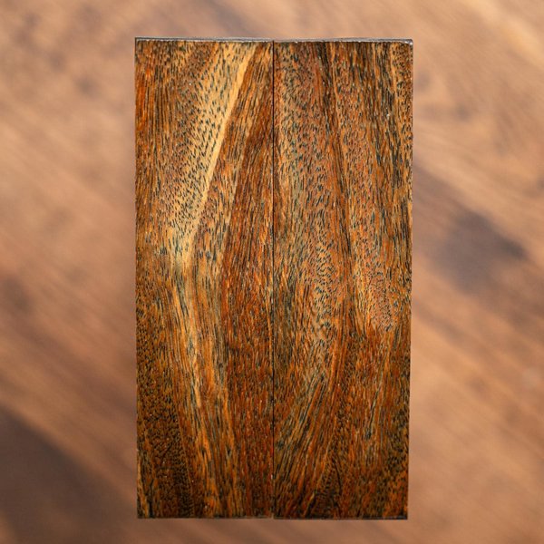 Rare Cumaru Knife Scales - Super Hard Wood - ex-44